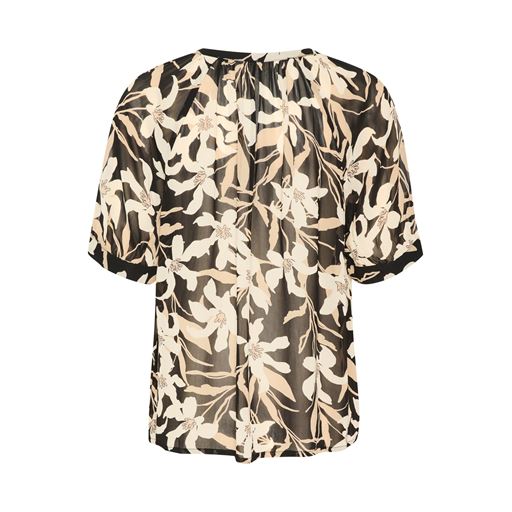 Part Two PopsyPW Bluse, Black Flower Print, 34