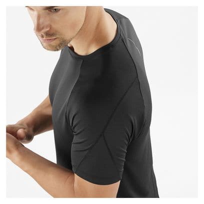 Maillot manches courtes Salomon Cross Run Noir