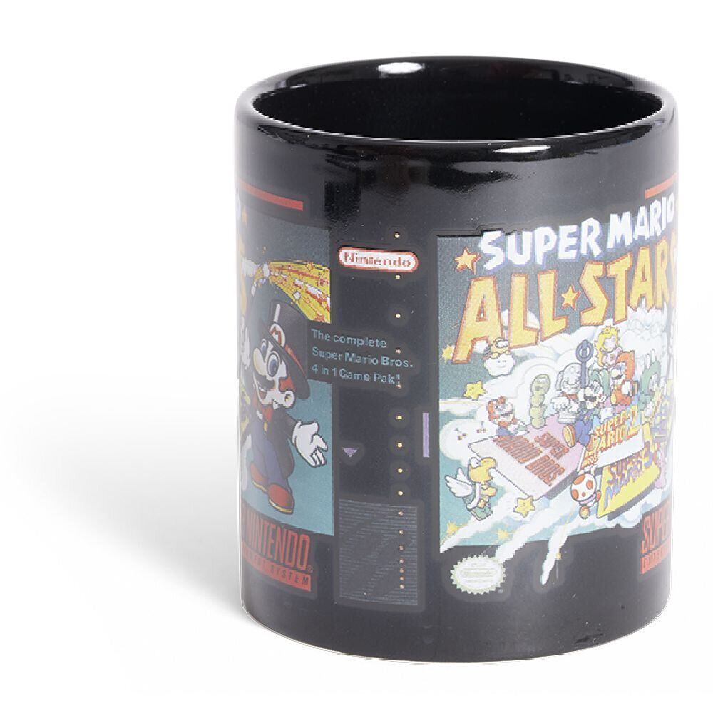 Mug Super Mario Super Nintendo All Stars vintage noir et rouge 315ml