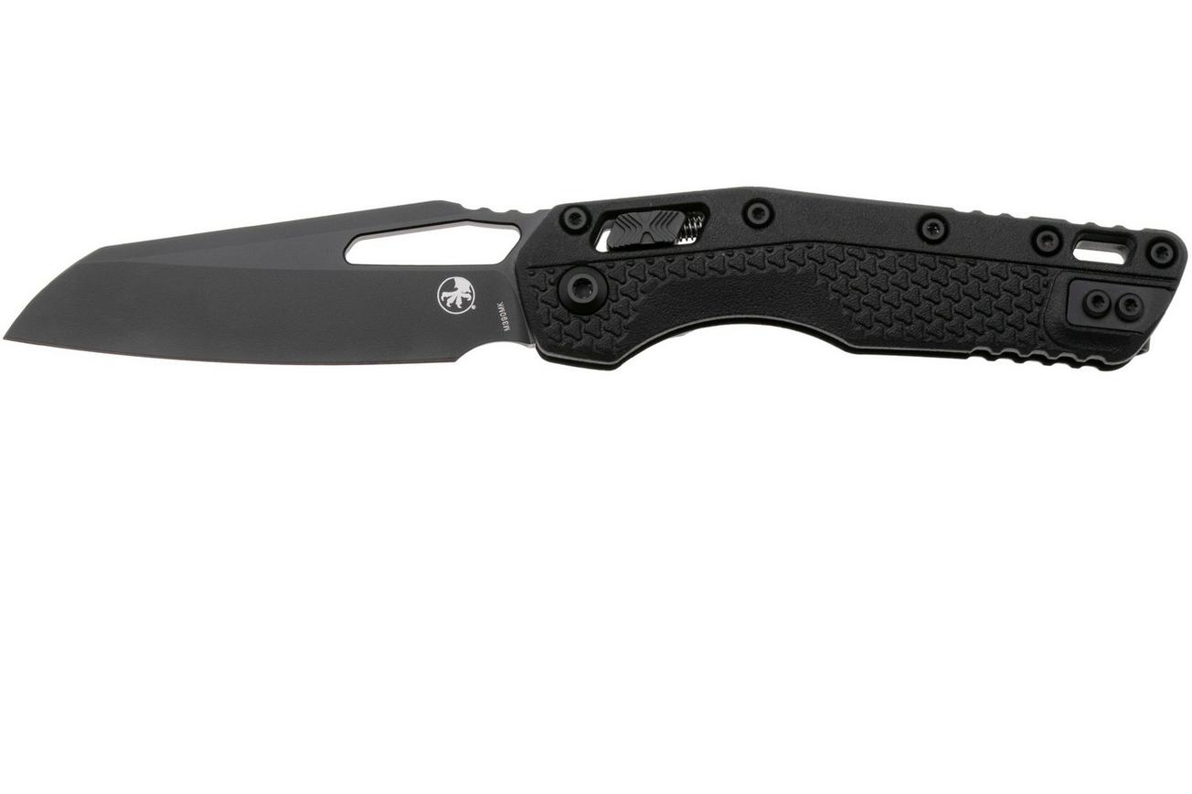 Microtech MSI Standard Issue 210T-1TPM, Black M390MK, Black Tri-Grip Polymer zakmes