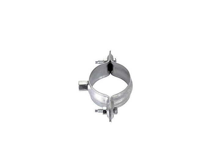 Collier embase taraudée Ø60 mm acier galvanisé