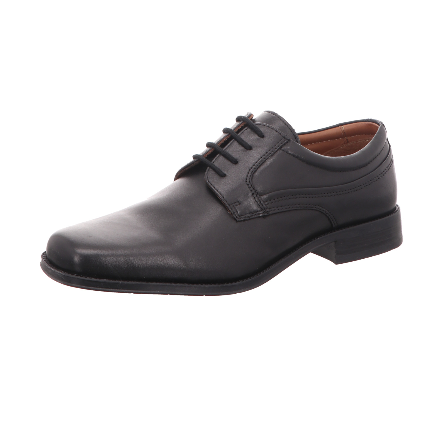 BOXX Herren-Schnürhalbschuh Schwarz