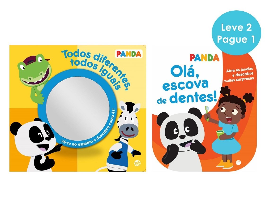 LIVRO PANDA - TODOS DIFERENTES TODOS IGUAIS E OLÃ