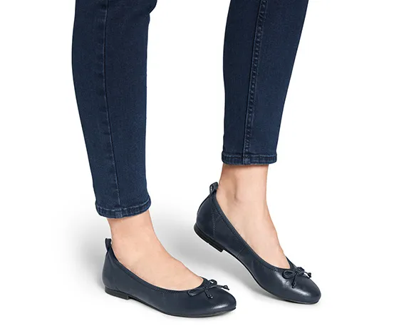Leder-Ballerinas