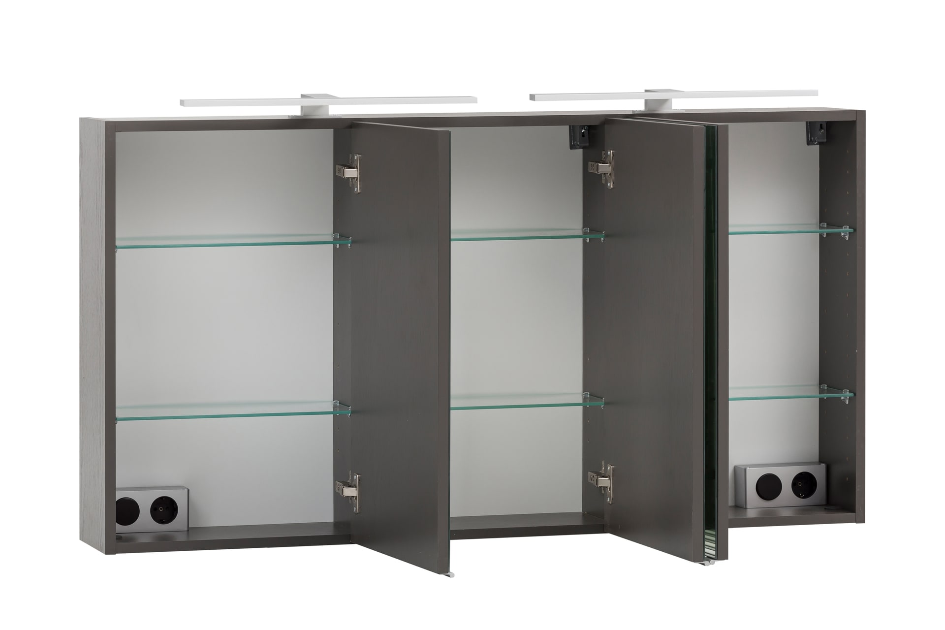Bad-Spiegelschrank BRÜGGE grau 120m