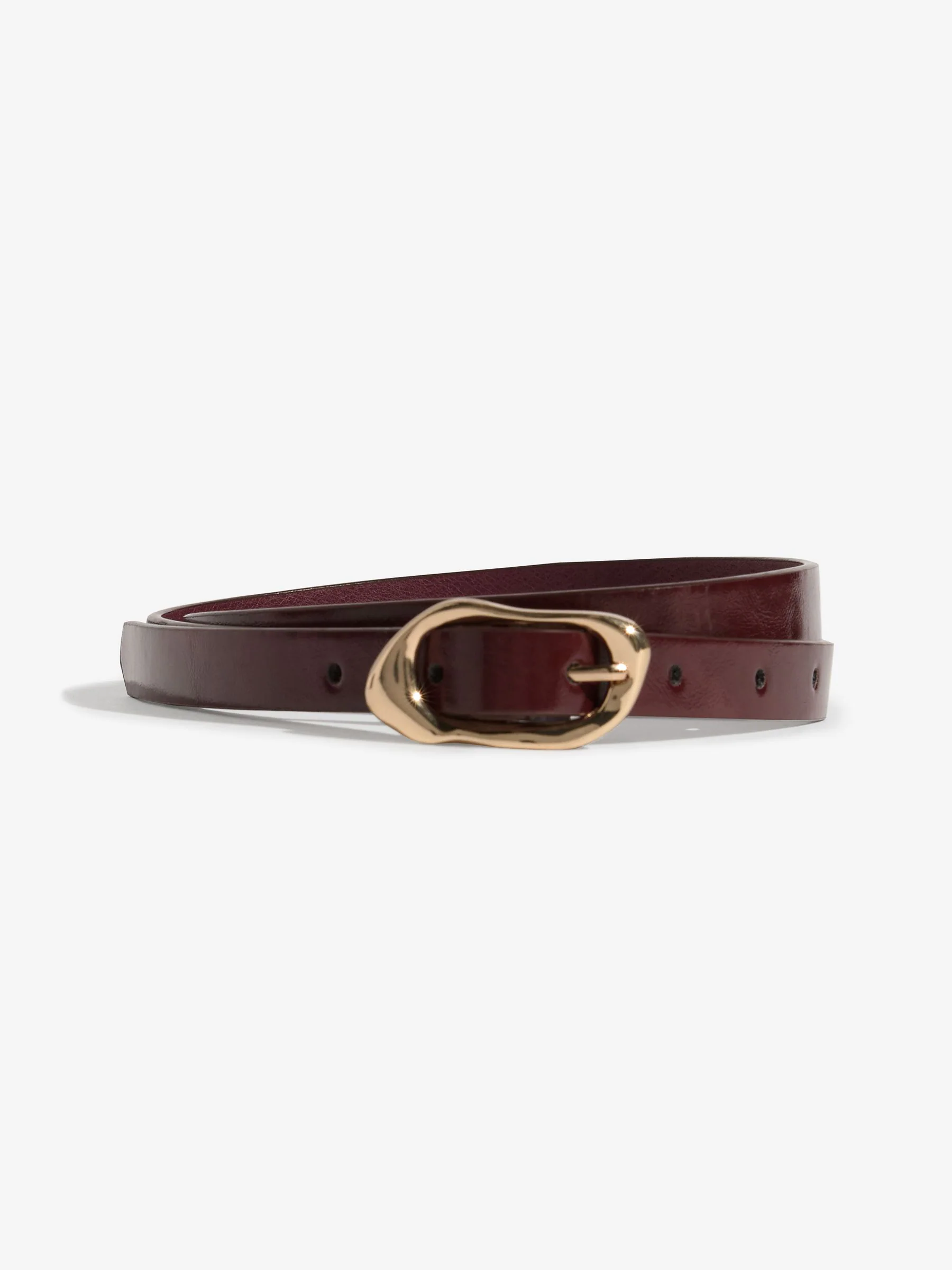 Choc Tan and Cream - Lipsy Skinny Belts 3 Pack
