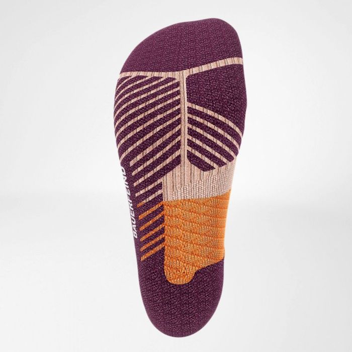 Bauerfeind Herre Strømper Trail Run Compression Socks Mid Cut Orange