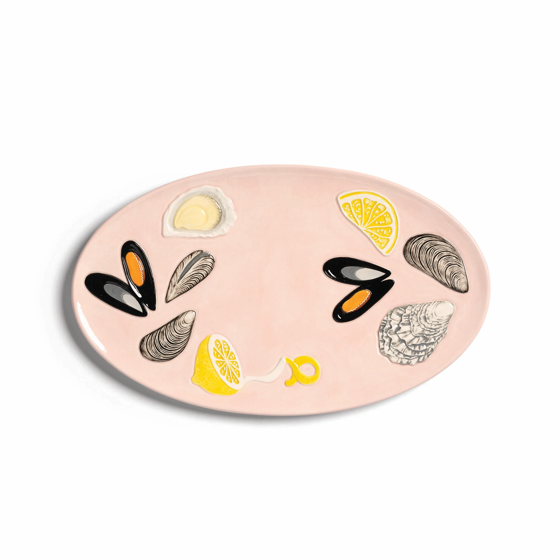 &Klevering  De La Mer Oyster fad - 33 x 20 cm.