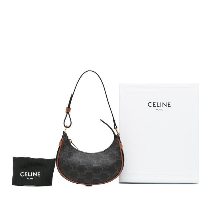 Celine Vintage Celine Shoulder Bag Brown