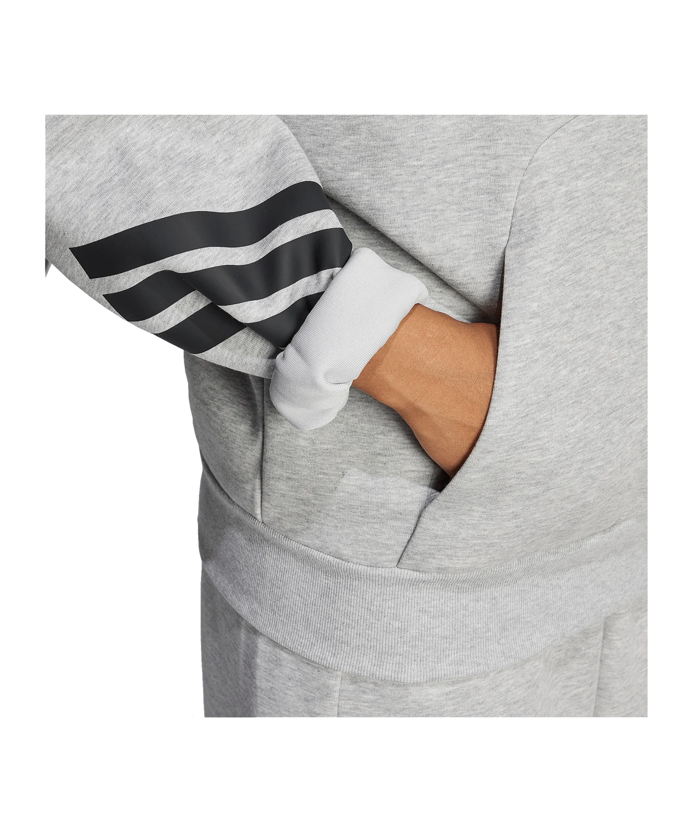 adidas Future Icons 3S Hoody Grau