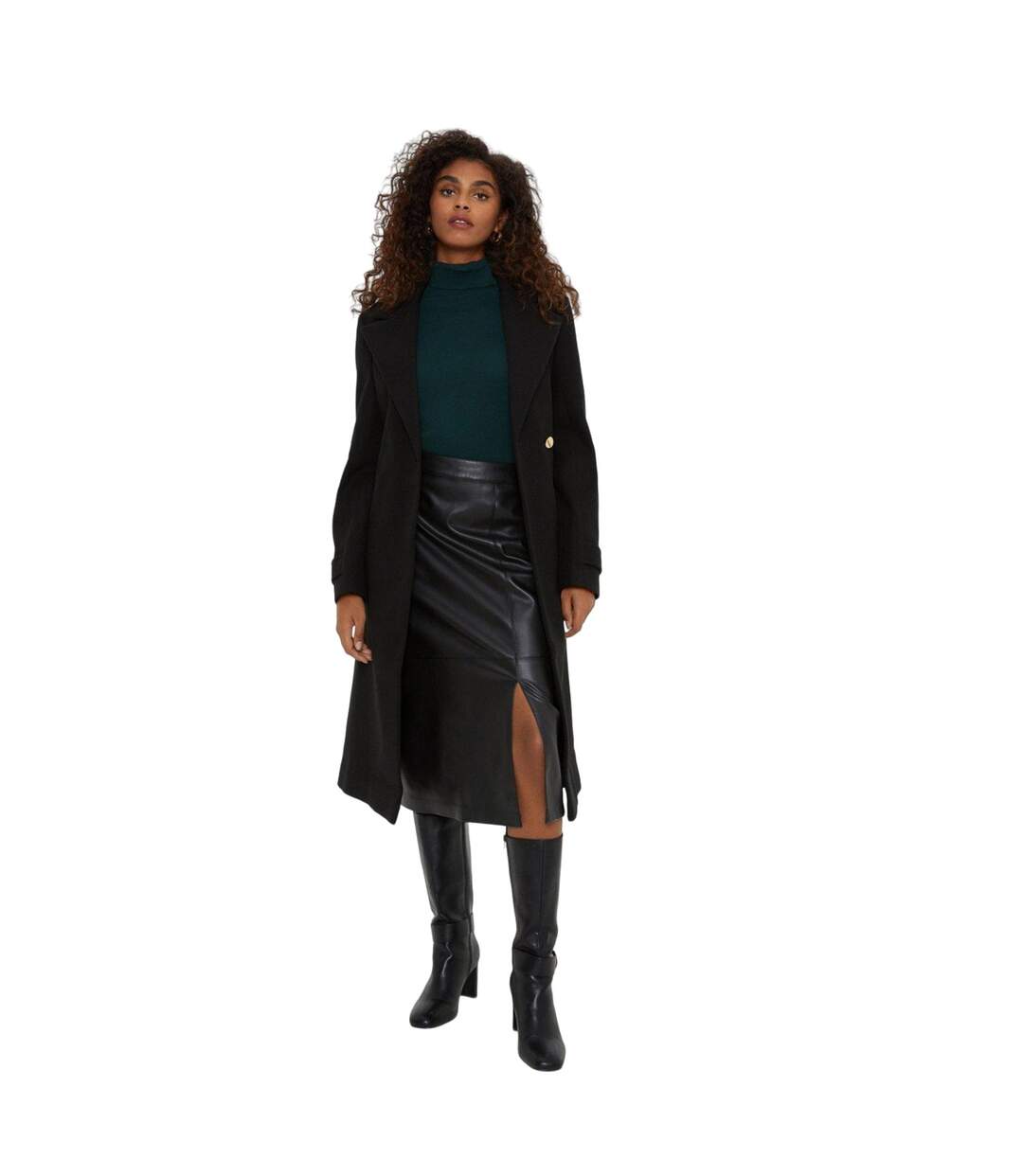 Dorothy Perkins - Manteau - Femme (Noir) - UTDP3838