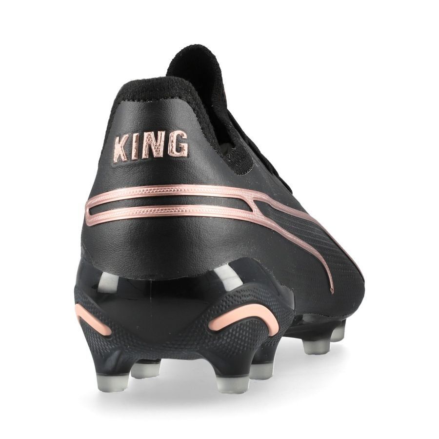 PUMA King Ultimate FG/AG Eclipse - Noir/Copper Rose
