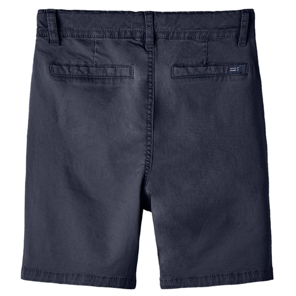 Dark Sapphire Silas Slim Twill Shorts