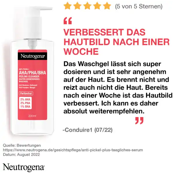 Anti-Pickel+ AHA / PHA / BHA Peeling Cleanser