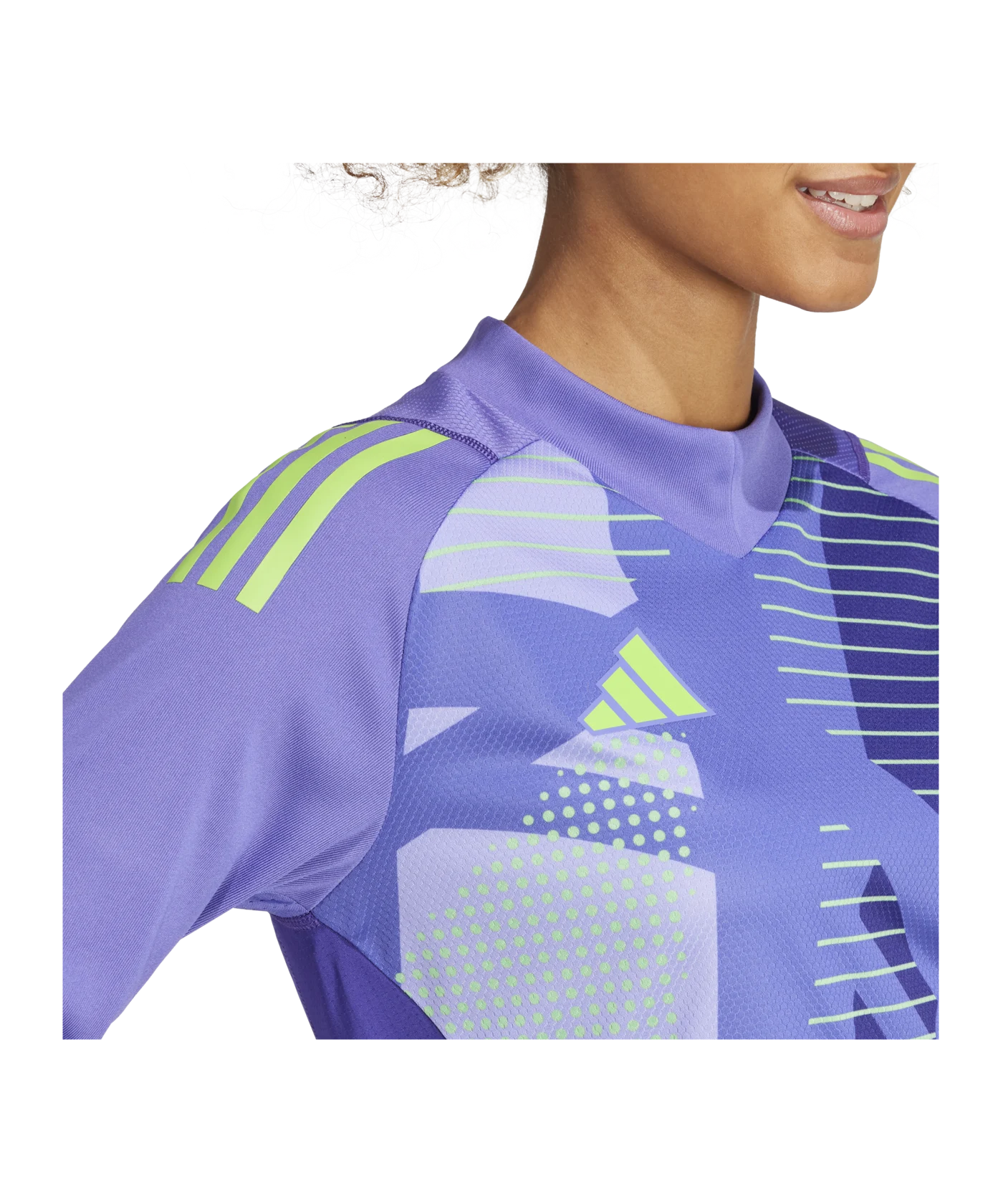 adidas Tiro 24 Pro Torwarttrikot langarm Damen Lila