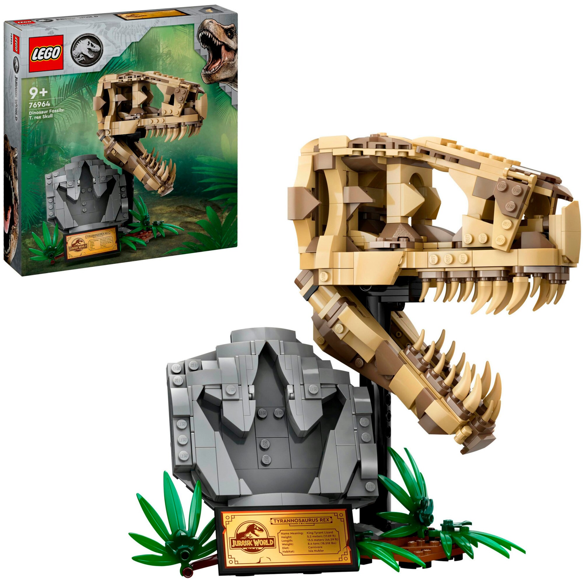 LEGO Konstruktionsspielzeug Jurassic World Dinosaurier-Fossilien: T.-Rex-Kopf