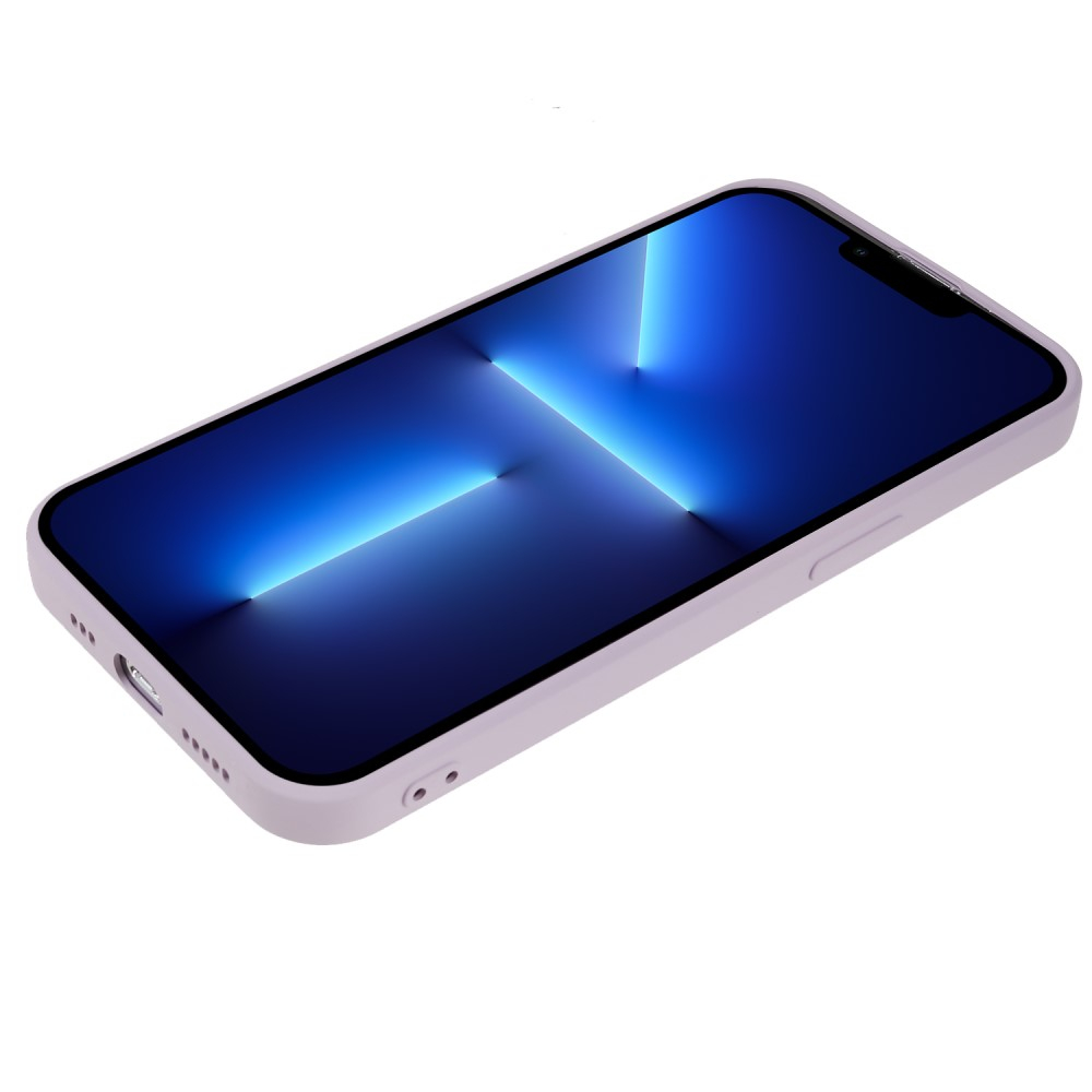 iPhone 13 Pro Gummi Case Hülle mit Kameraschutz - Lila (Matt)