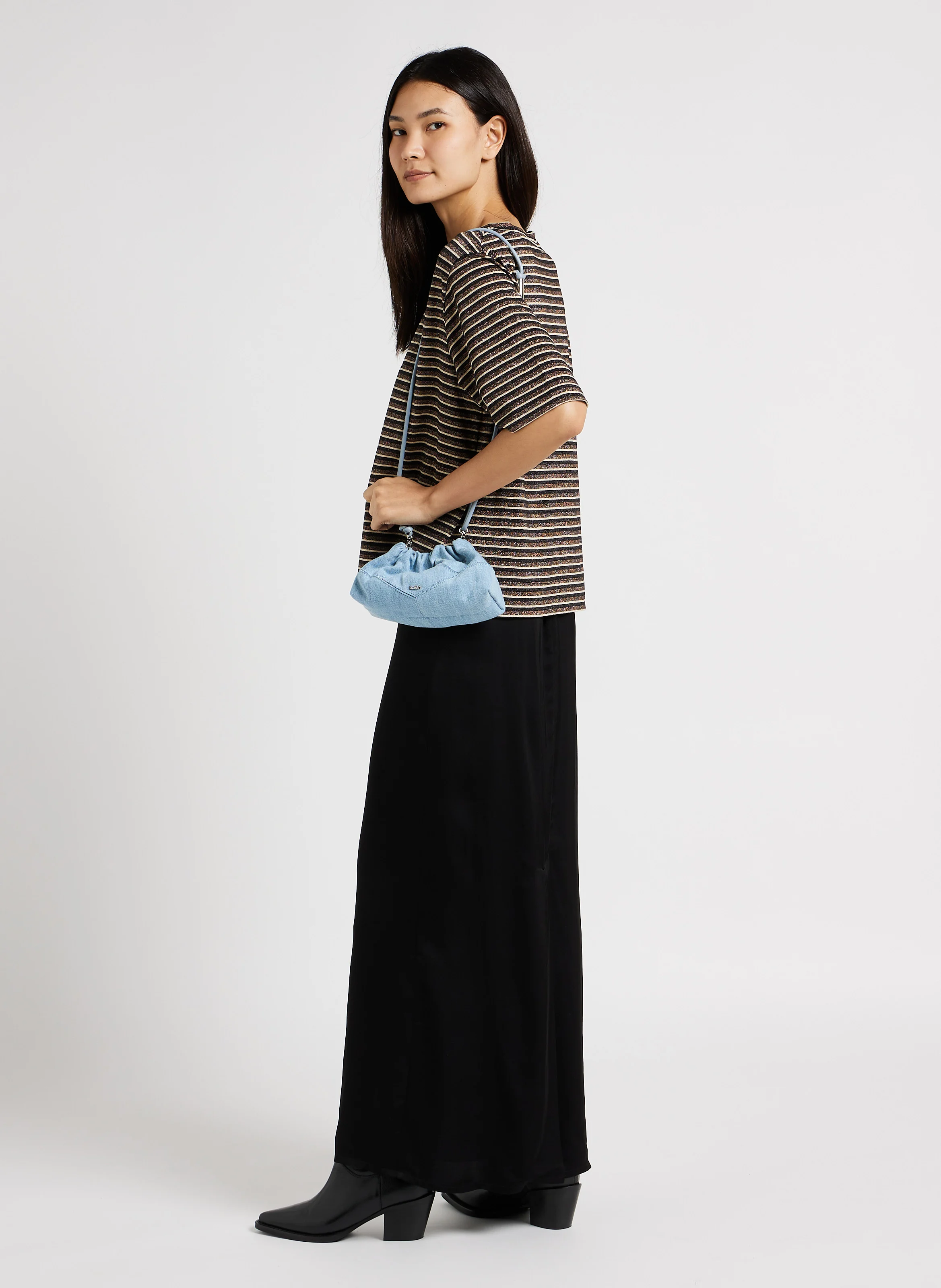 JUNE - Sac bandoulière en denim| Bleu
