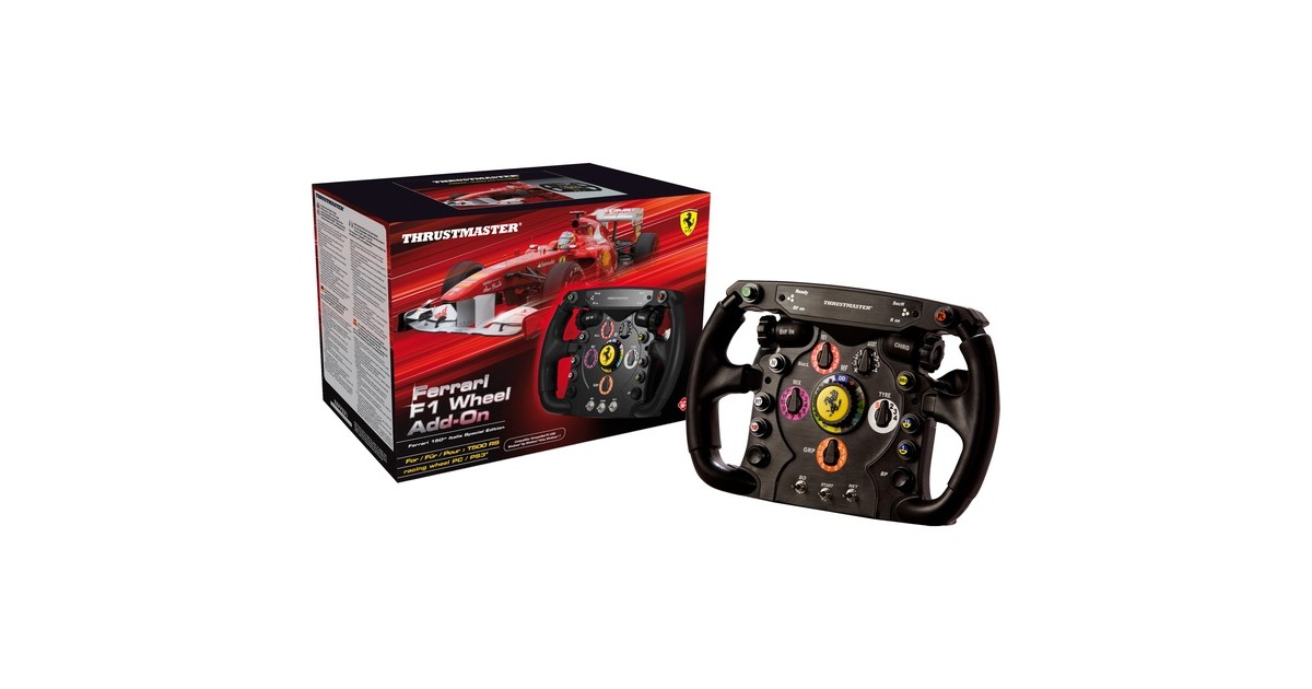 ThrustmasterFerrari F1 Wheel Add-On stuur add-on  (Zwart/zilver, PC, PlayStation 3, PlayStation 4, Xbox One)