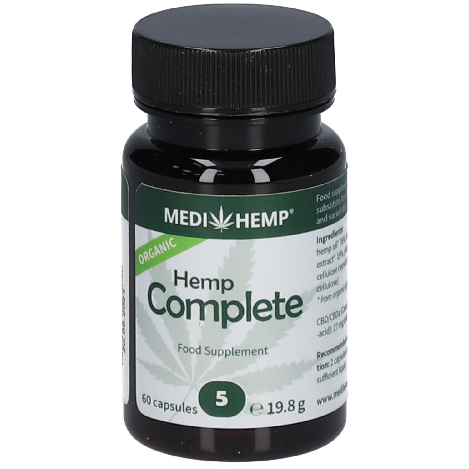 Medihemp Hanf Complete Kapseln 5% Medihemp