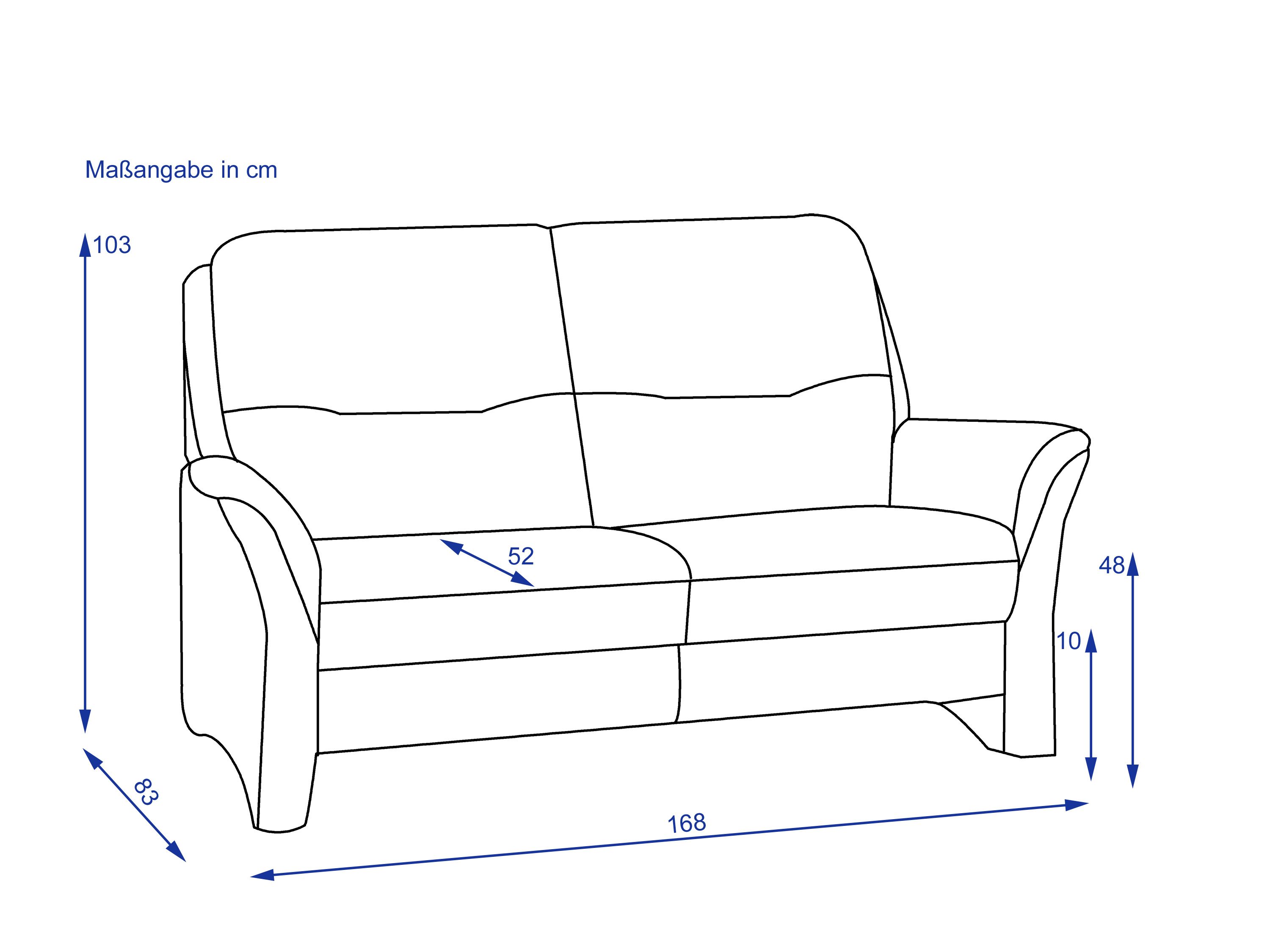 Sofa 2,5 Sitzer SP PUNTA