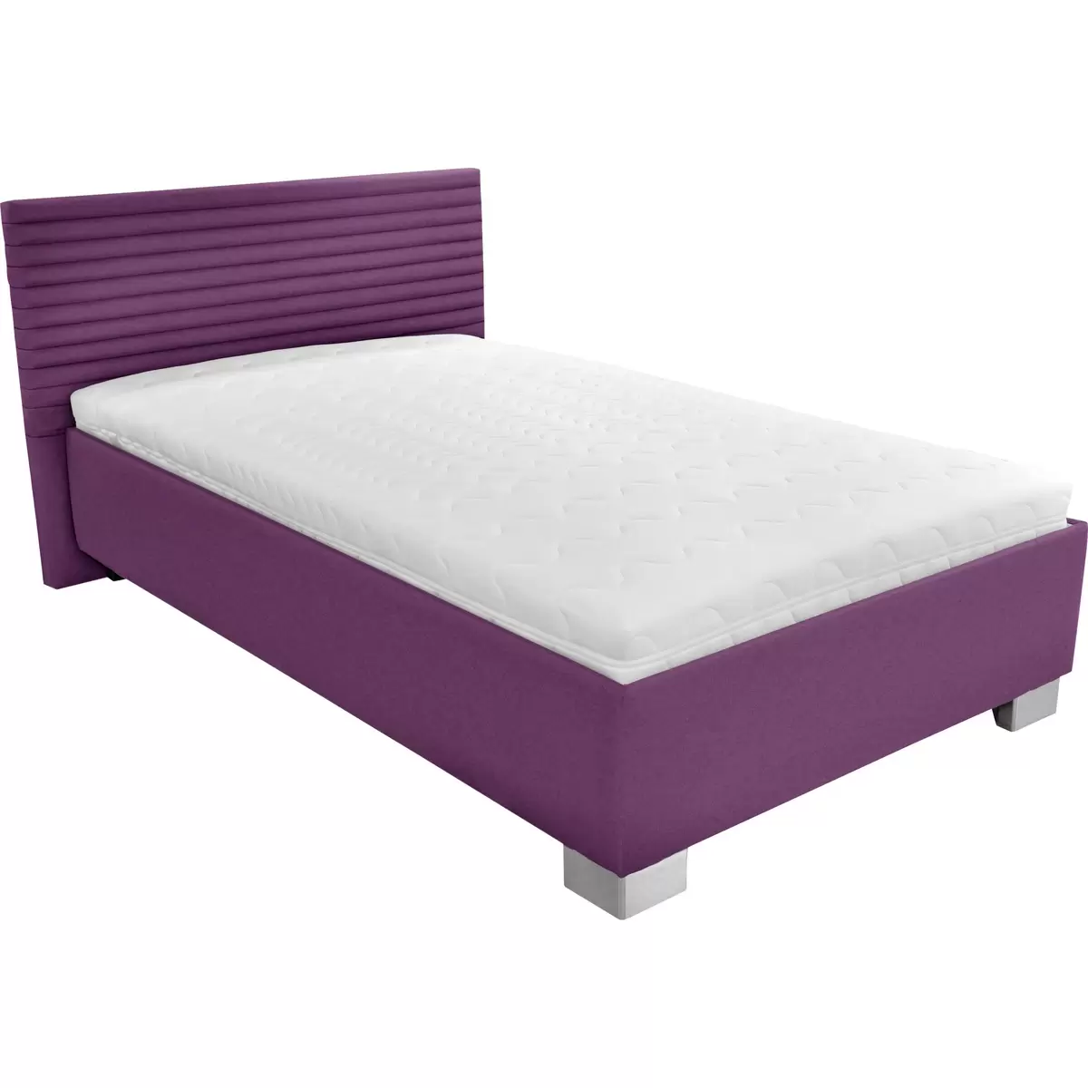 Polsterbett Como 140 x 200 Violett