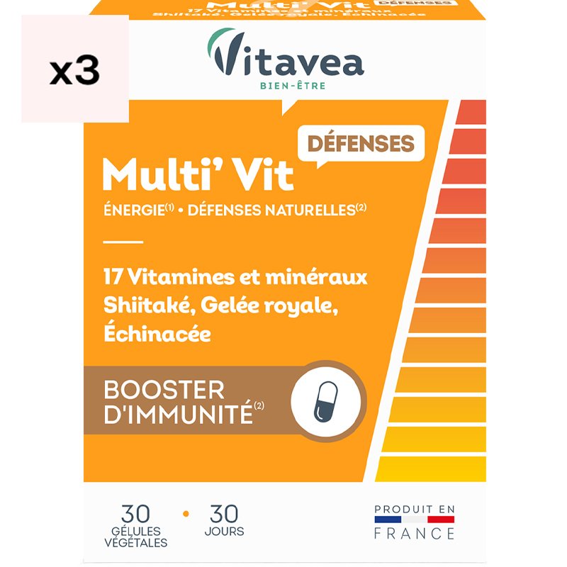 Cure défense immunitaire - Multi'Vit Défenses - 3 mois