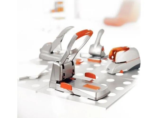 Hæftemaskine Rapid Supreme R5080e elektrisk til 80 ark sølv/orange
