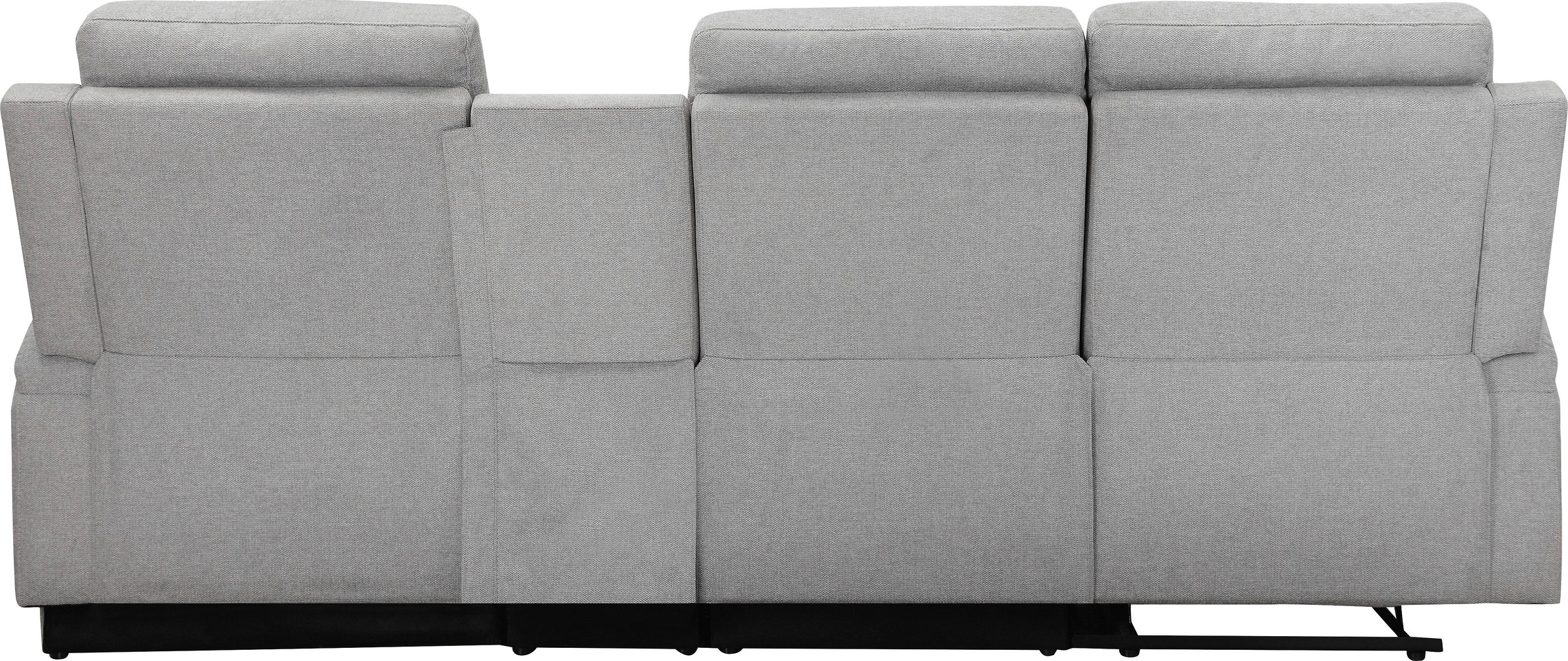 Home affaire Ecksofa »NAPORI Multimediasofa, 3er Kinosessel XXL, L-Form, 3 Bezugsstoffe« Kinosofa mit Relaxfunktion, Getränkehalter, Staufach und Staukasten