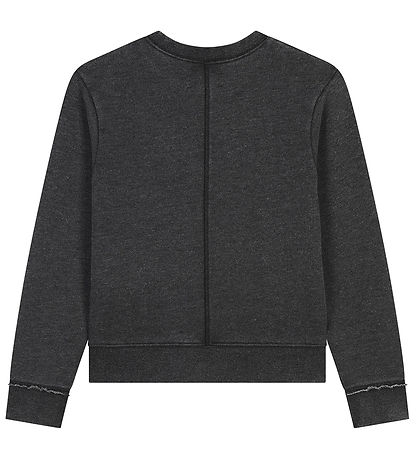 Zadig & Voltaire Sweatshirt - Schwarz/Silber m. Text