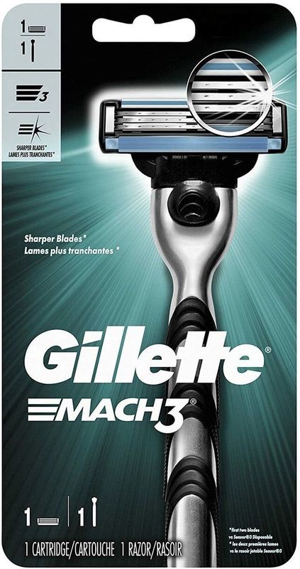 Gillette - Mach3 - Scheermesje - Zilver - Metaal