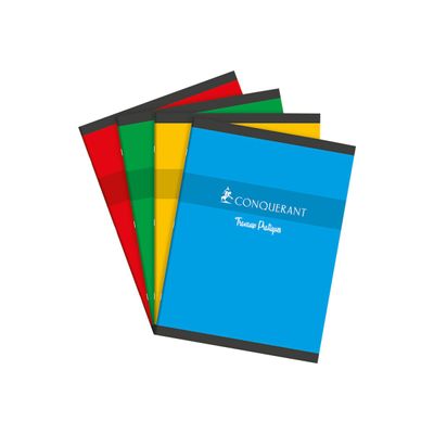 Conquérant - Cahier de travaux pratiques (TP) - 24 x 32 cm - 96 pages - grands carreaux (Seyes)