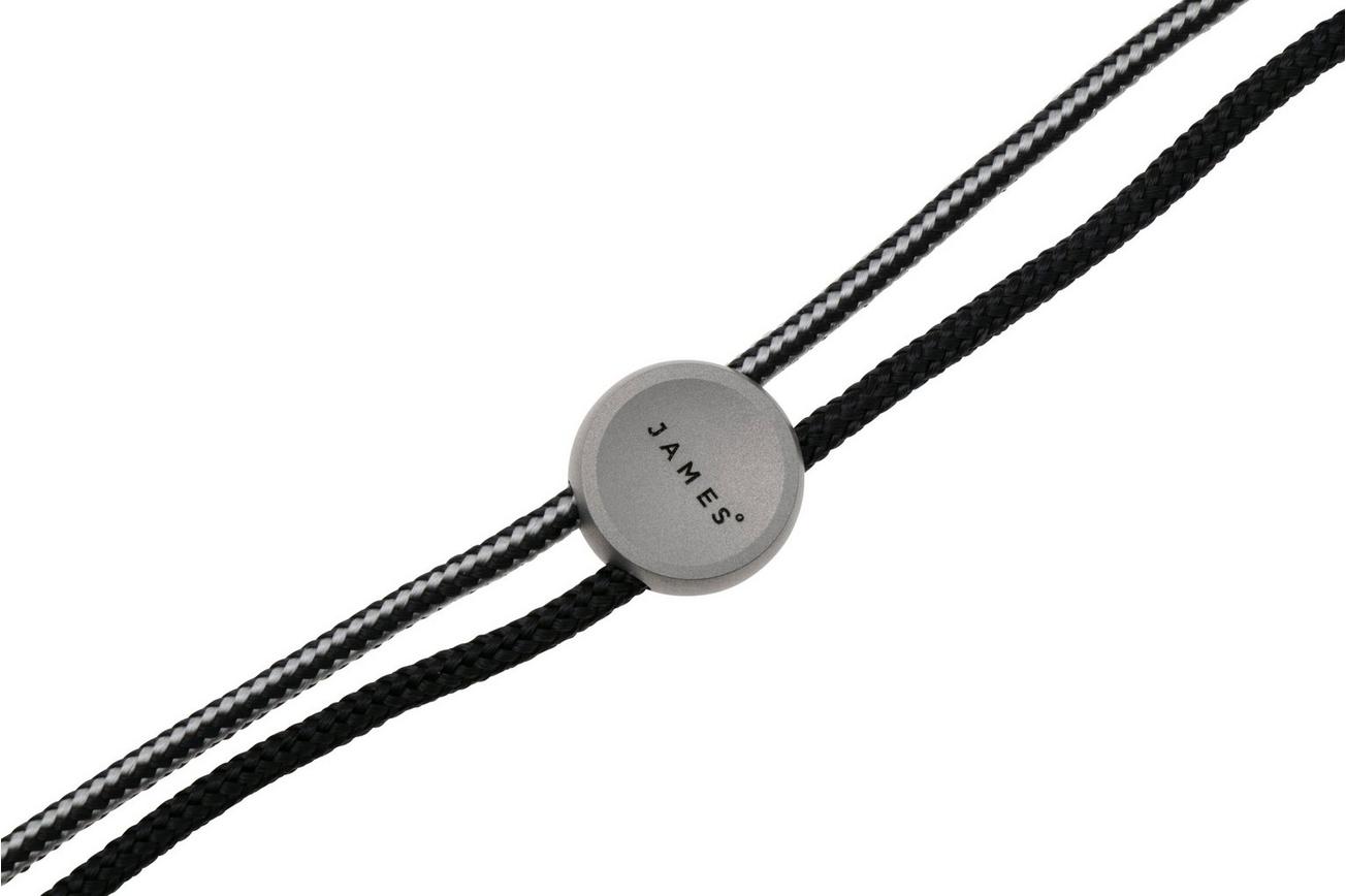 The James Brand  The Ulu ES213969-10 Titanium Black, paracord lanyard