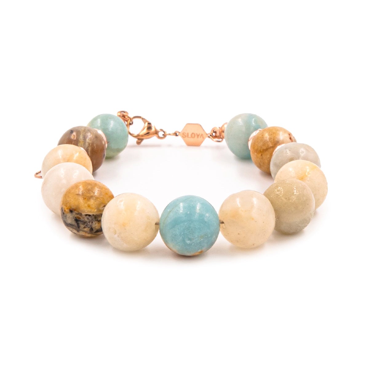 Bracelet Kamelia en pierres naturelles Amazonite