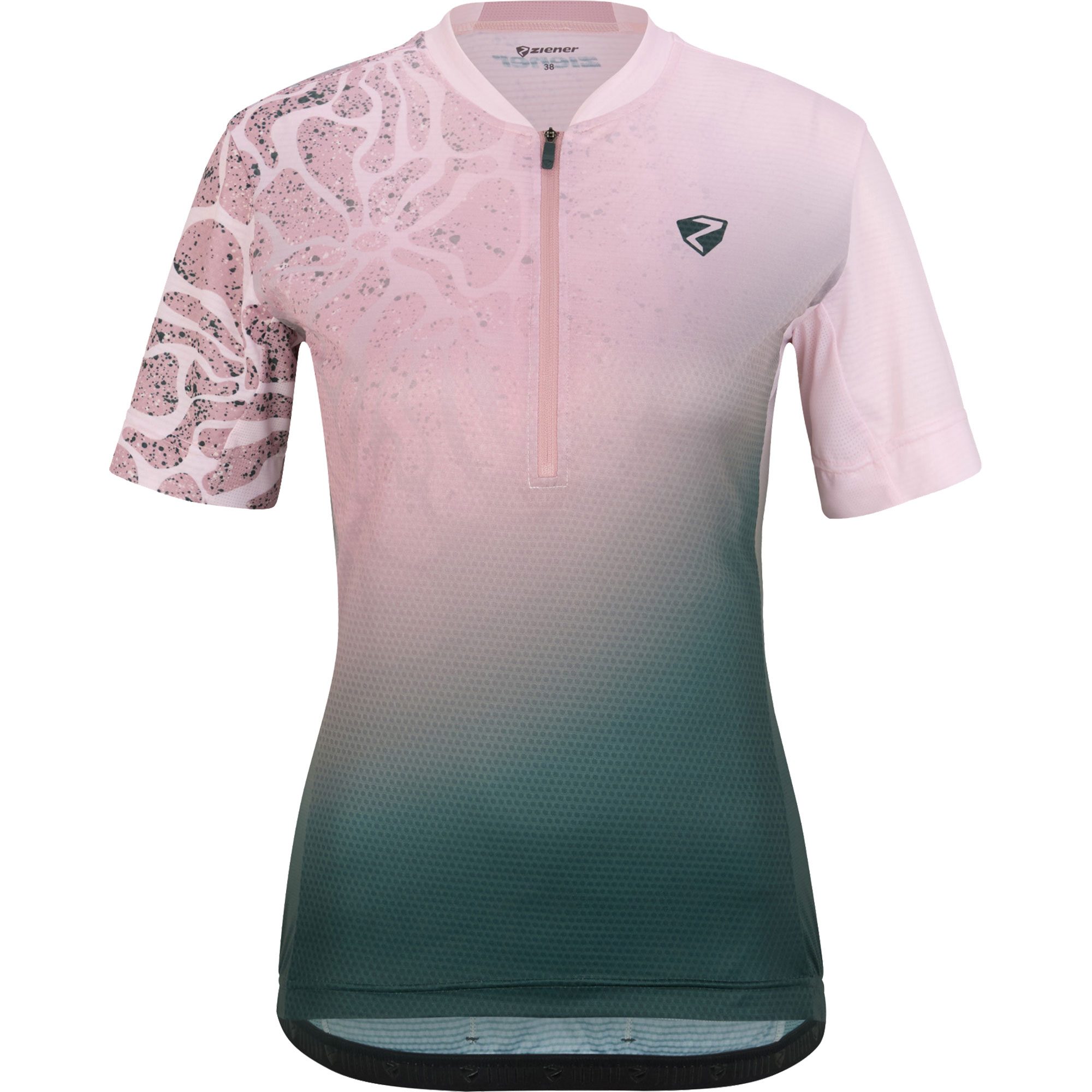 Ziener Nelenia Radtrikot Damen dark jungle