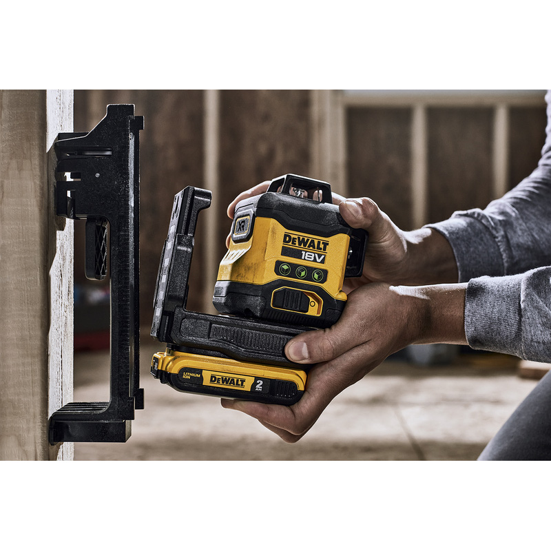 DeWALT DCLE34031N-XJ Zelfnivellerende kruislijnlaser 3x360° (body) Groen