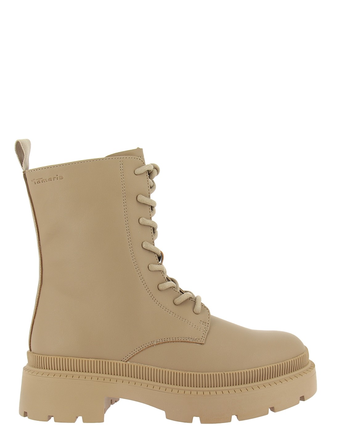 tamaris bottines femme 25215-29 341 cuir beige