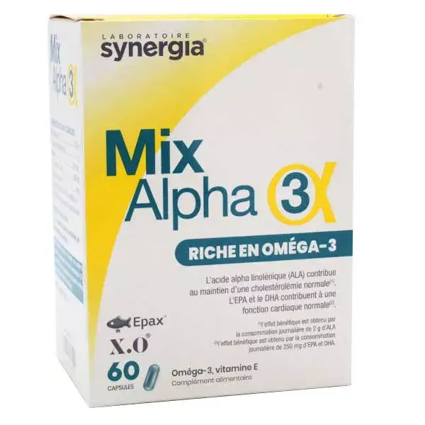 Synergia Mix Alpha 3 60 cápsulas