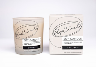 UpCircle Chai Latte Soy Wax Candle 180ML