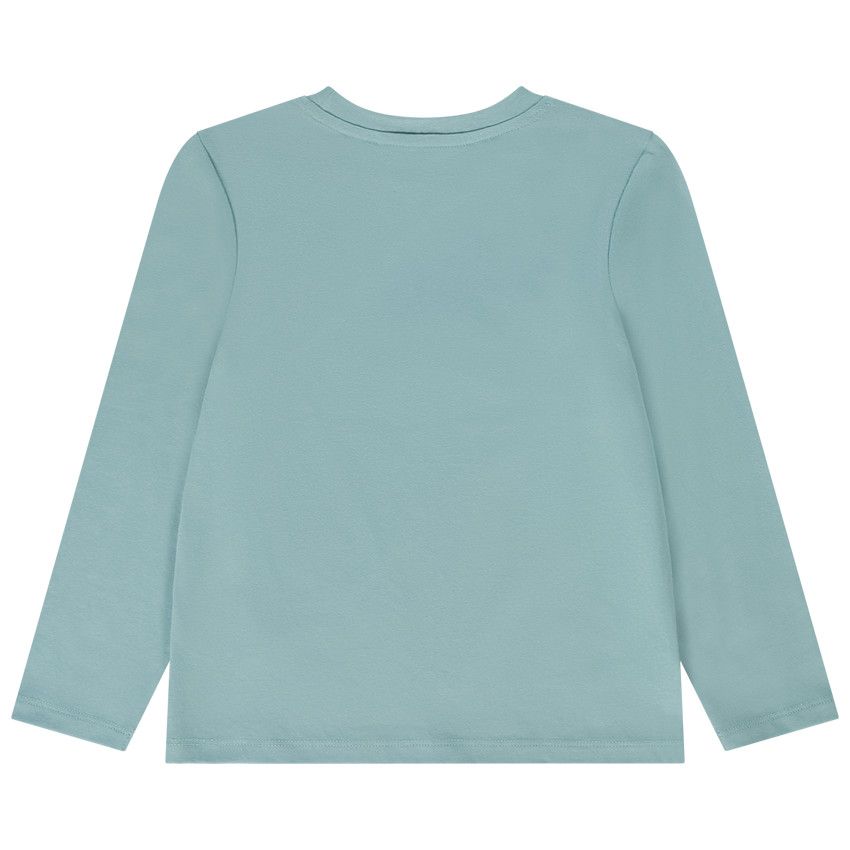 T-shirt manches longues avec broderie 3D pour garçon - Vert