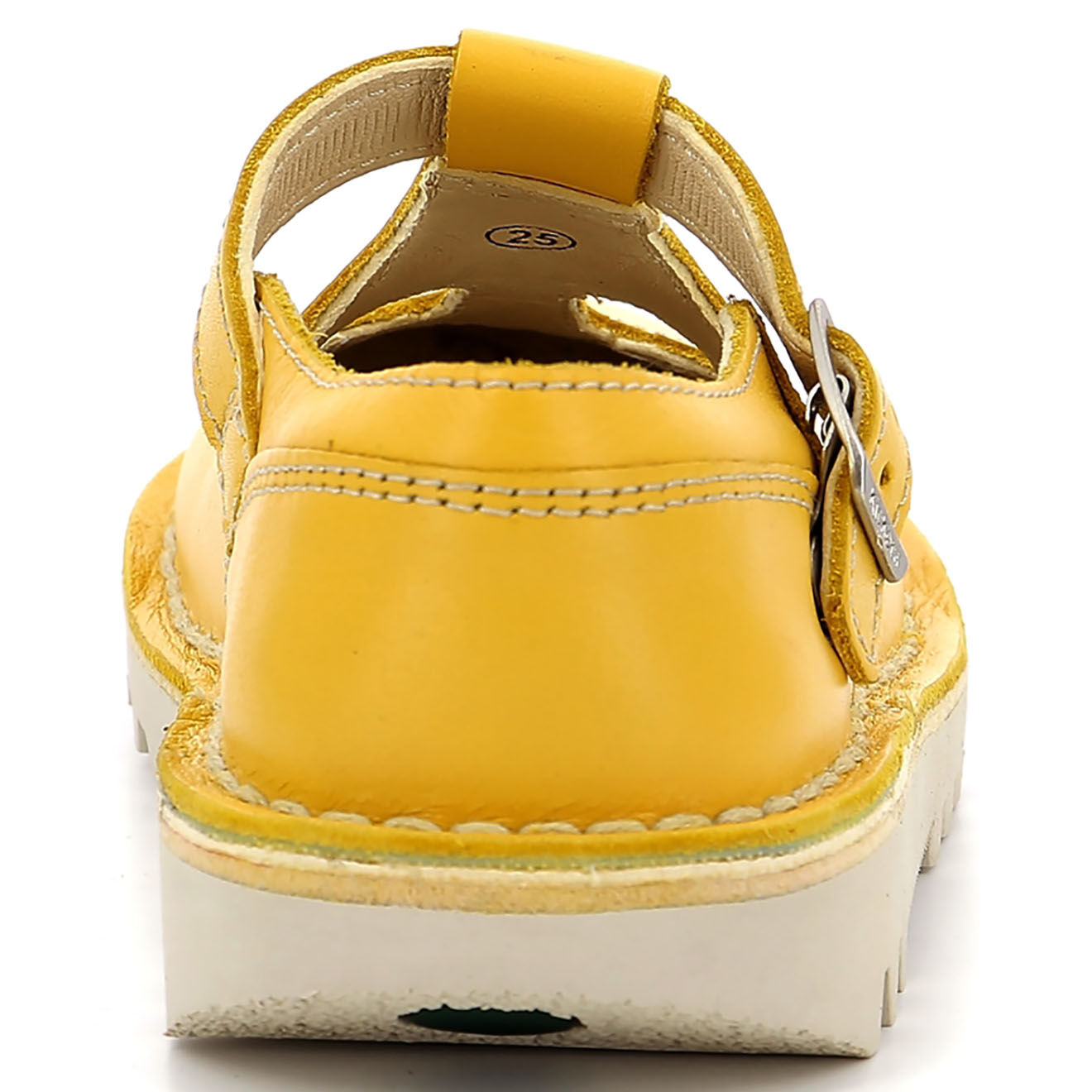 Kickers Salomés en Cuir Kick Mary Jane jaunes