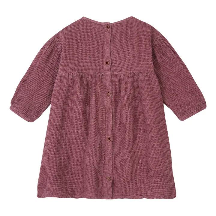 GOLD, Olalala Robe Lin Tissé Demi | Prune