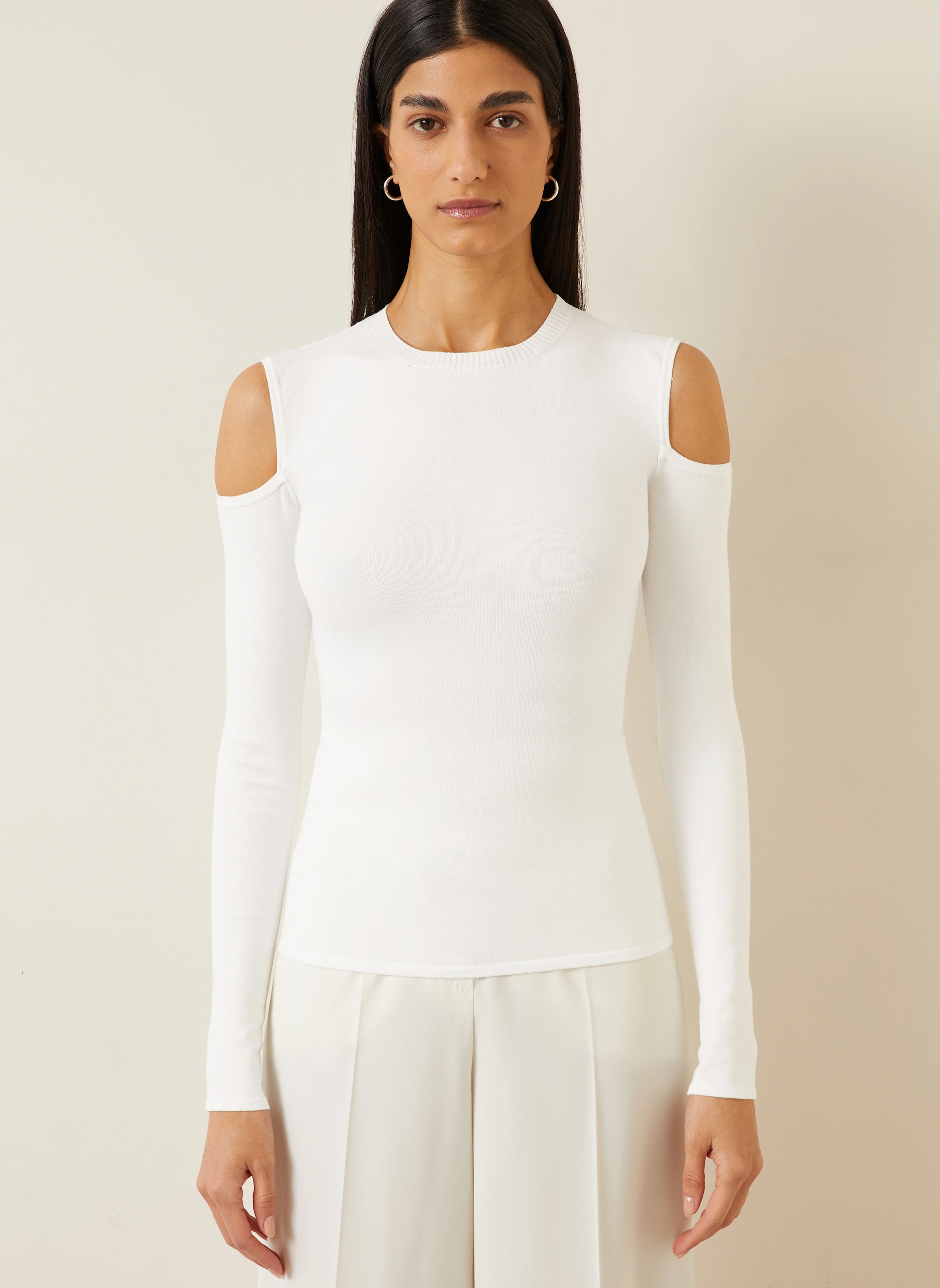 Max Mara Cold-Shoulder-Pullover VIK