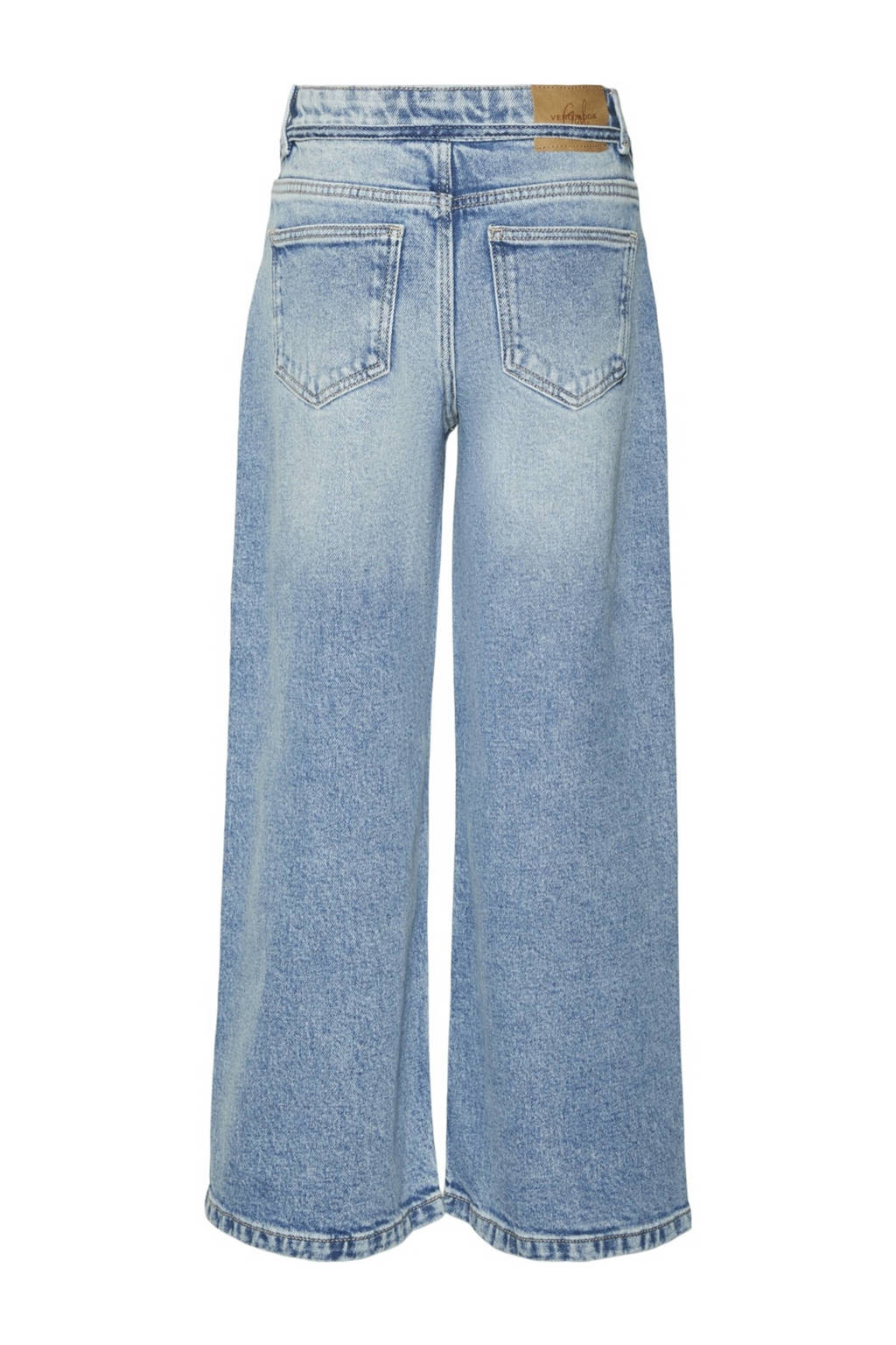 VERO MODA GIRL wide leg jeans VMFLORA MR light blue denim
