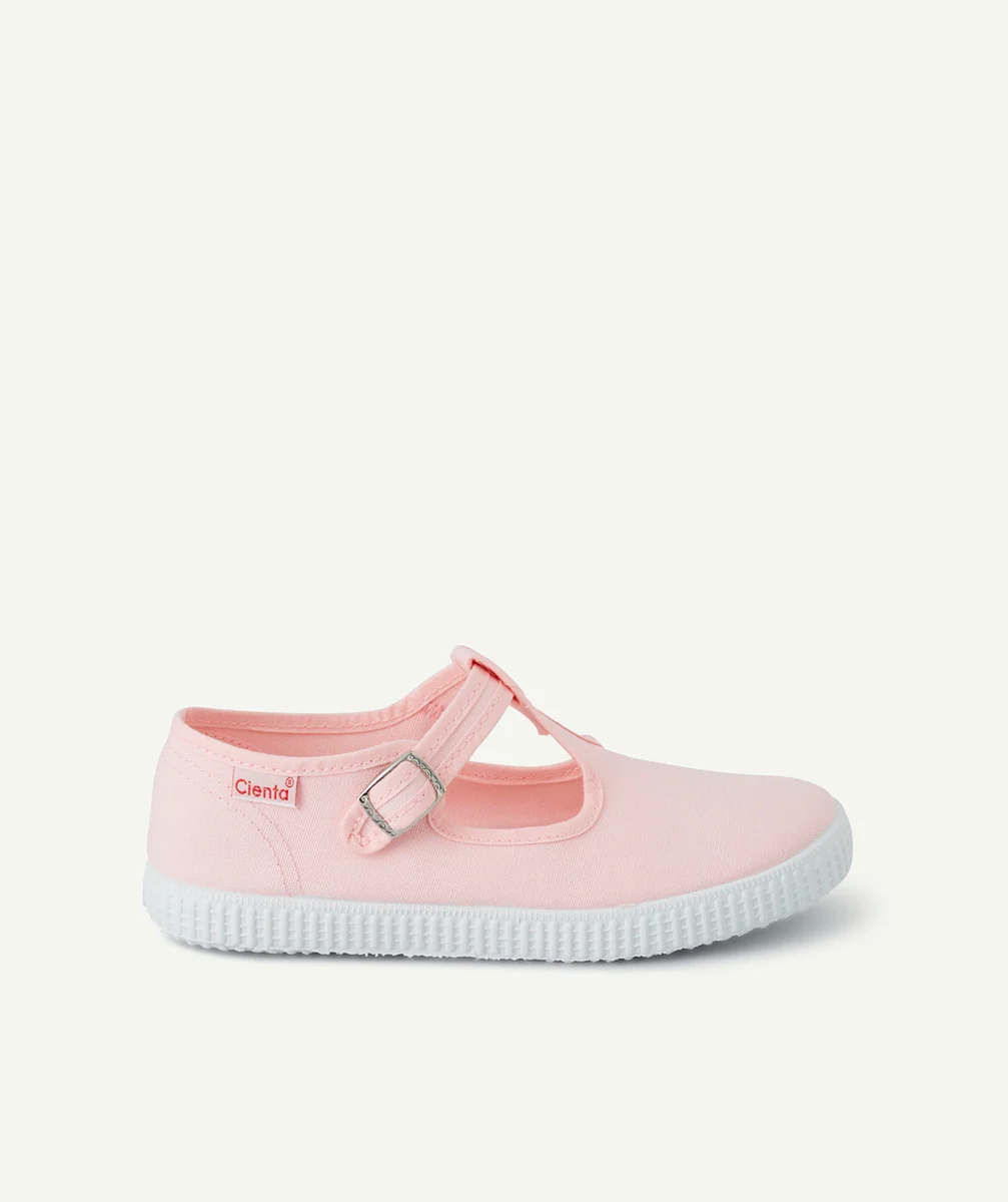 CIENTABASKETS EN TOILE OUVERTES FILLE ROSES