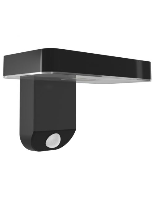 Calex Smart Outdoor Solar Wall Light - Tuinverlichting - Zwart 1 stuk