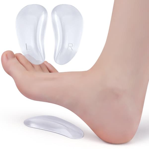 INF Arch Support-innleggssåler - komfortable innlegg Gjennomsiktig
