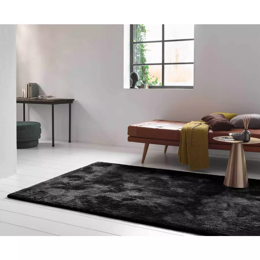 Esprit Hochflorteppich #relaxx schwarz