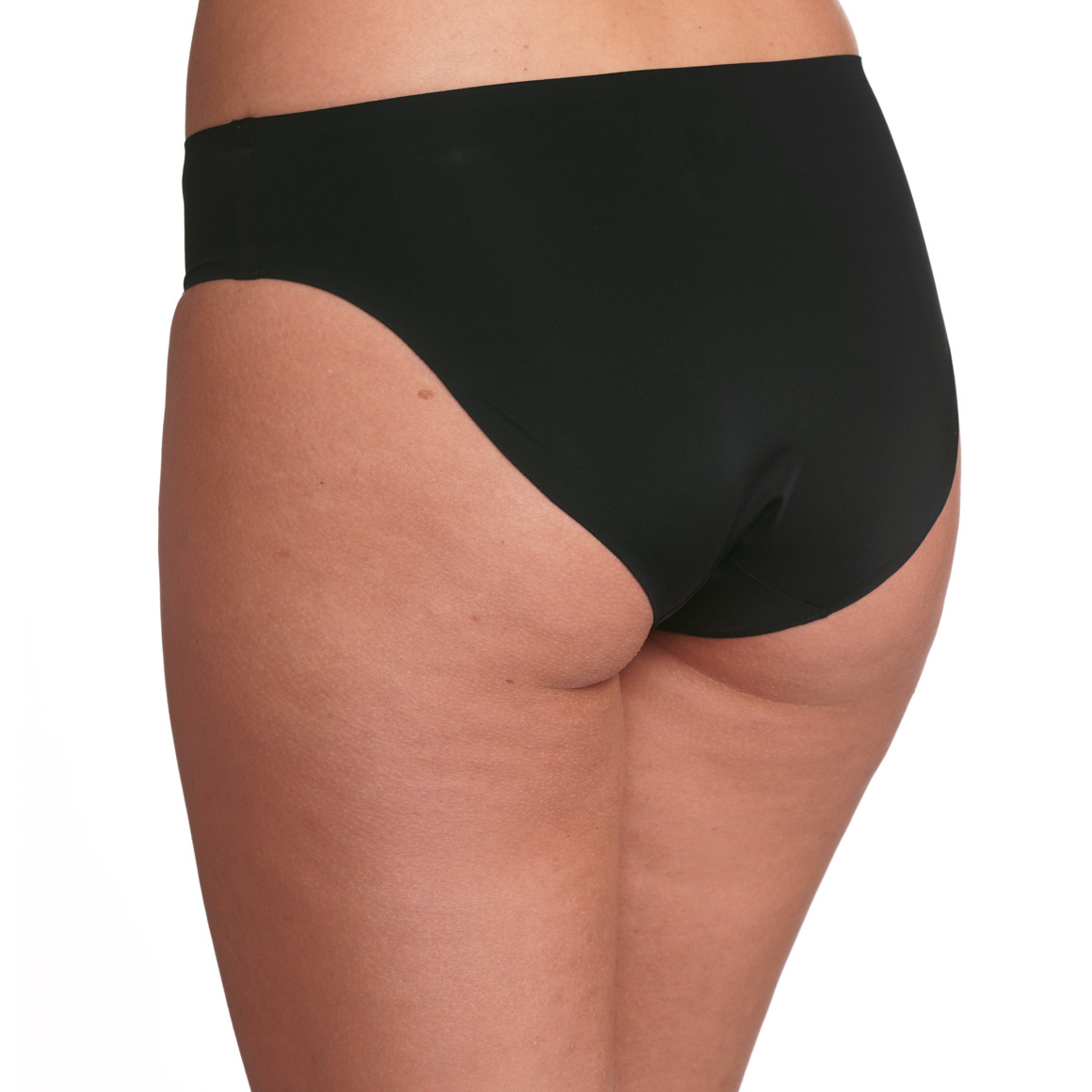 Gina Benotti Damen Seamless-Slip aus glatter Mikrofaser schwarz
