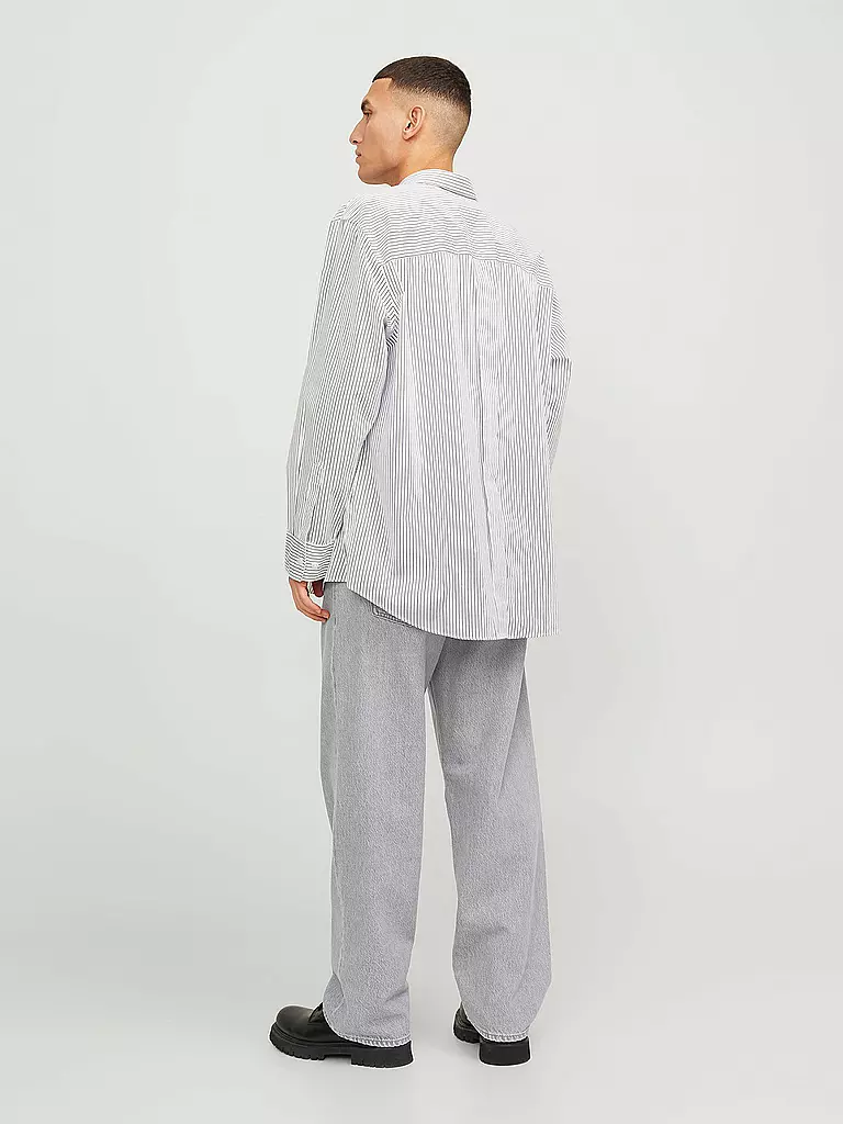 JACK & JONES Jeans Baggy Fit JJIALEX JJORIGINAL hellgrau